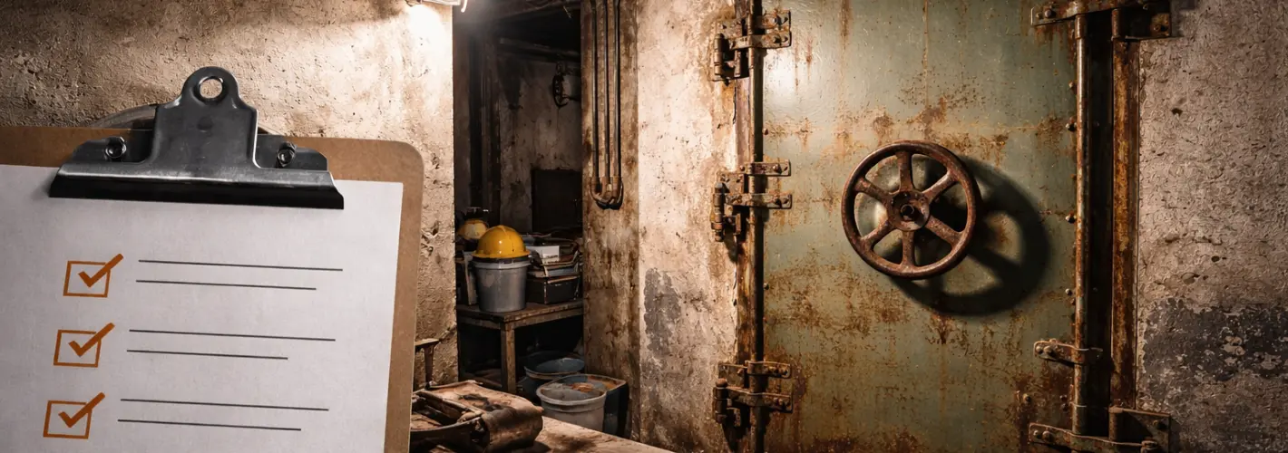 Modernizacja istniejących schronów i piwnic – audyt, inwentaryzacja, doposażenie